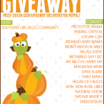 Southern Fall-tastic Giveaway $350 cash - open until 10/13/14 #giveaway #paypal #cash | mybigfathappylife.com