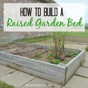 How to Build A Raised Garden Bed - My Big Fat Happy Life