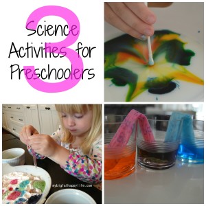 3 Science Activities for Preschoolers - My Big Fat Happy Life