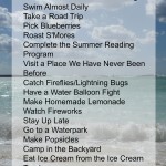 Summer Bucket List 2015 | mybigfathappylife.com