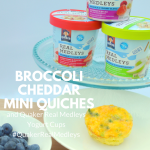 Broccoli Cheddar Mini Quiches with Quaker Real Medleys #QuakerRealMedleys #cbias (ad) | mybigfathappylife.com