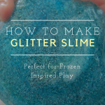 How to Make Glitter Slime | mybigfathappylife.com