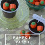 Pumpkin Patch Pudding Cups - A Halloween Snack Idea #ReadySetSnack #ad | mybigfathappylife.com