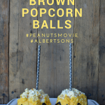 Charlie Brown Popcorn Balls #peanutsmovie #Albertsons #ad | mybigfathappylife.com