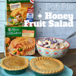 Chicken Pot Pie + Honey Fruit Salad #PotPiePlease #ad | mybgfathappylife.com