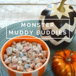 Monster Muddy Buddies #SpooktacularSnacks #GetYourBettyOn #ad | mybigfathappylife.com