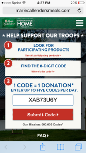 Giving Back to our Service Men and Women through the Marie Callender's Comforts from Home Project | mybigfathappylife.com