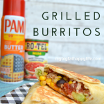 Grilled Burrito Recipe - an easy and fast weeknight dinner option #YesYouCAN #ad | mybigfathappylife.com