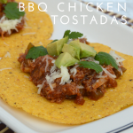 BBQ Chicken Tostadas #oldelpaso #ad | mybigfathappylife.com