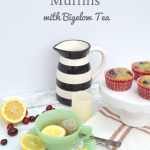 Cranberry Banana Muffins with Bigelow Tea - New Year, New You #MeandMyTea #ad | mybigfathappylife.com