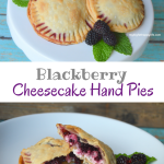 Blackberry Cheesecake Hand Pies, a perfect summertime dessert | mybigfathappylife.com