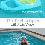 The Pool is Open with SwimWays #SwimWays (ad) | mybigfathappylife.com