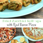 Fried Zucchini Roll-ups with Red Baron Pizza #TimelessPizza (ad) | mybigfathappylife.com