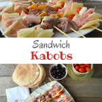 Sandwich Kabobs - an outside the box lunch idea #BeyondTheSandwich (ad) | mybigfathappylife.com