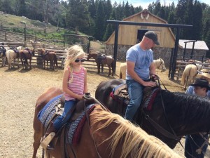 Horseback Riding / Trail Riding near Yellowstone National Park in Gardiner, MT | mybigfathappylife.com