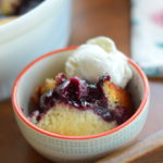 Easy Cherry Cobbler | mybigfathappylife.com