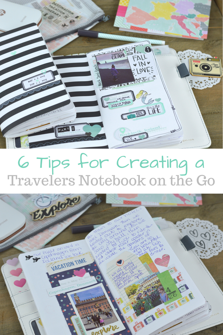 6 Tips for Creating a Travelers Notebook on the Go - My Big Fat Happy Life