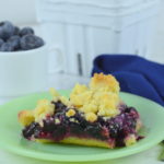 These Blueberry Crumb Bars have a flaky buttery crust and the sweet, delicious blueberries pop in your mouth is perfect for summer.