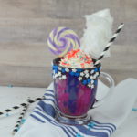 Frozen Hot Chocolate is the stuff hot summer days are made for and this decadent Galaxy Frozen Hot Chocolate is a favorite!