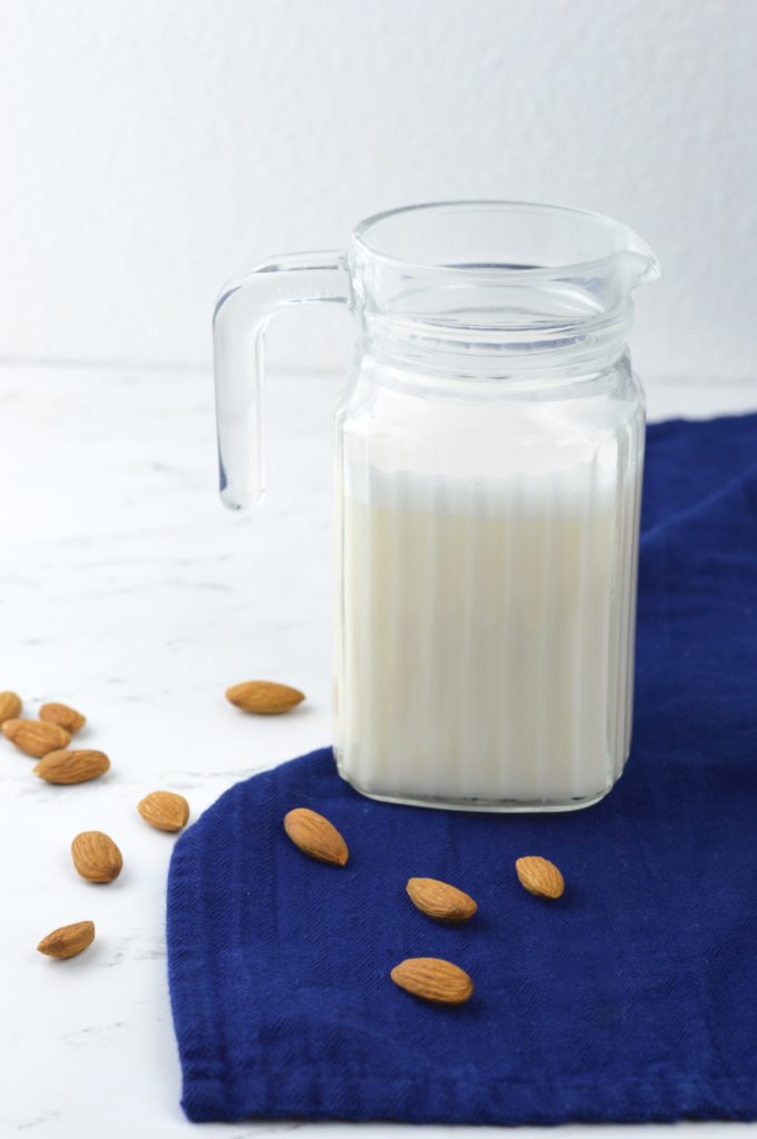 Almond milk can be made from scratch in less than 10 minutes using only two ingredients! This better for you option tastes better too!