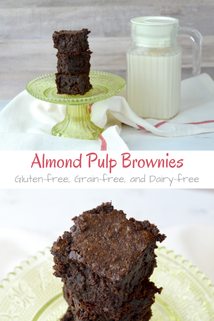 Almond Pulp Brownies - grain-free, gluten-free and dairy-free