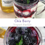 This Chia Berry Yogurt Parfait is a quick and easy gluten-free breakfast, lunch or snack.  It can be a healthy option and there are endless ways to customize it!