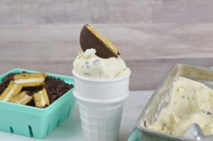 Creamy, chocolatey and marshmallowy this Moon Pie Ice Cream is easy to make and a great way to cool off this summer!