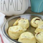 There is nothing like warm, ooey-gooey homemade cinnamon rolls for breakfast (or dessert) on fall or winter morning.  