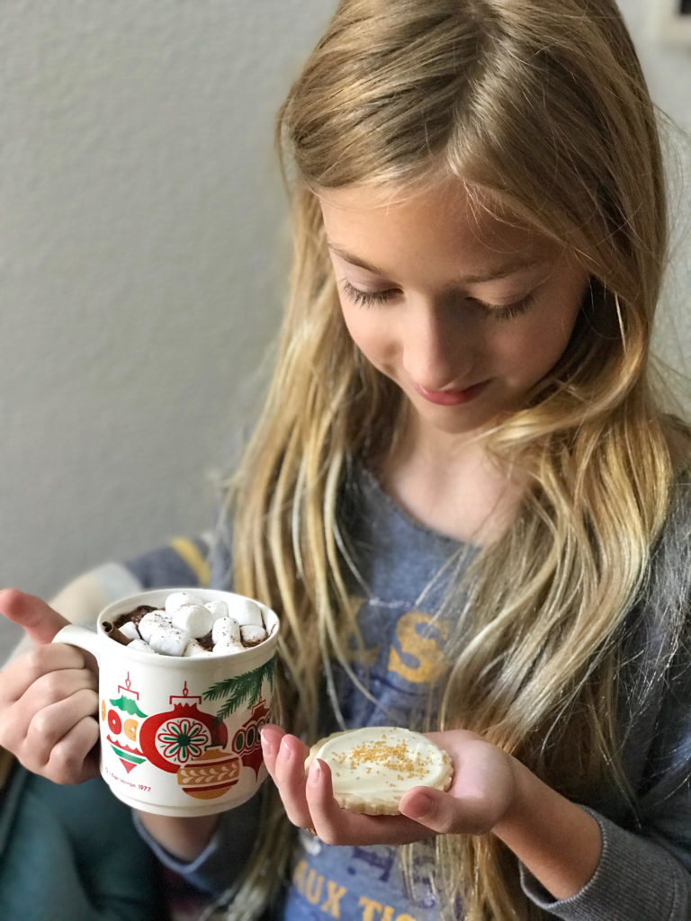 Make holiday family traditions special and memorable with these Chocolate Covered Shortbread Cookies and Mexican Hot Chocolate.