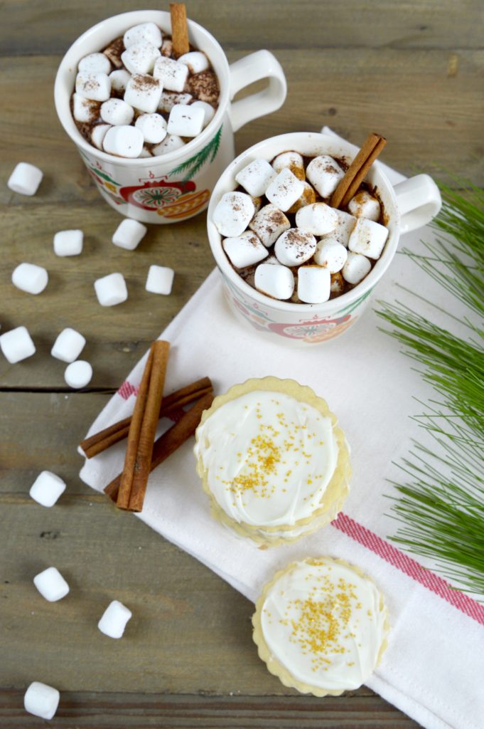 Make holiday family traditions special and memorable with these Chocolate Covered Shortbread Cookies and Mexican Hot Chocolate.