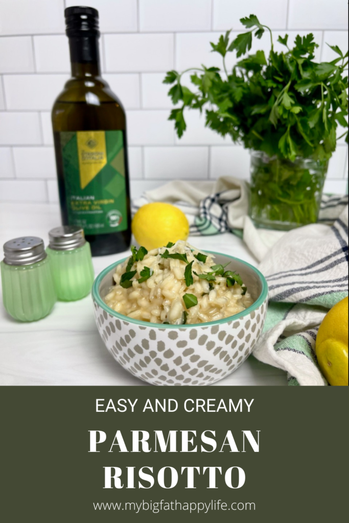 This easy and creamy Parmesan Risotto is the perfect side dish and will become a family favorite.