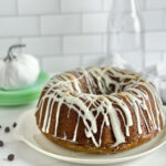 This Pumpkin Bundt Cake with Cream Cheese Frosting is full of fragrant fall spices, pumpkin flavor, and sweet cream cheese frosting.