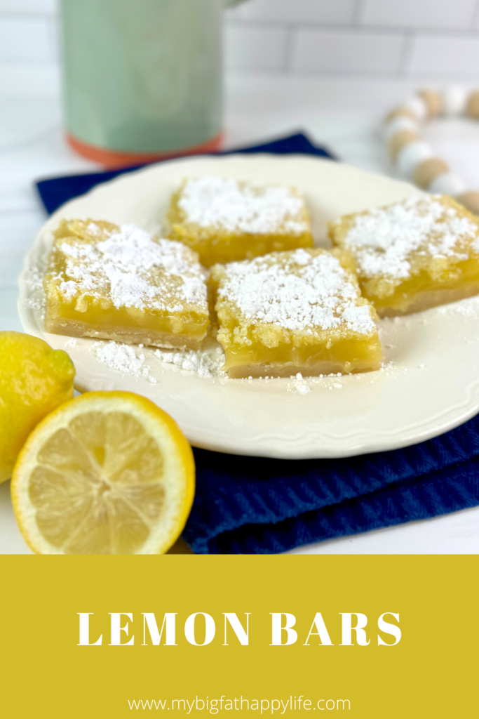 These Lemon Bars are full of bright lemon flavor with a sweet shortbread crust.